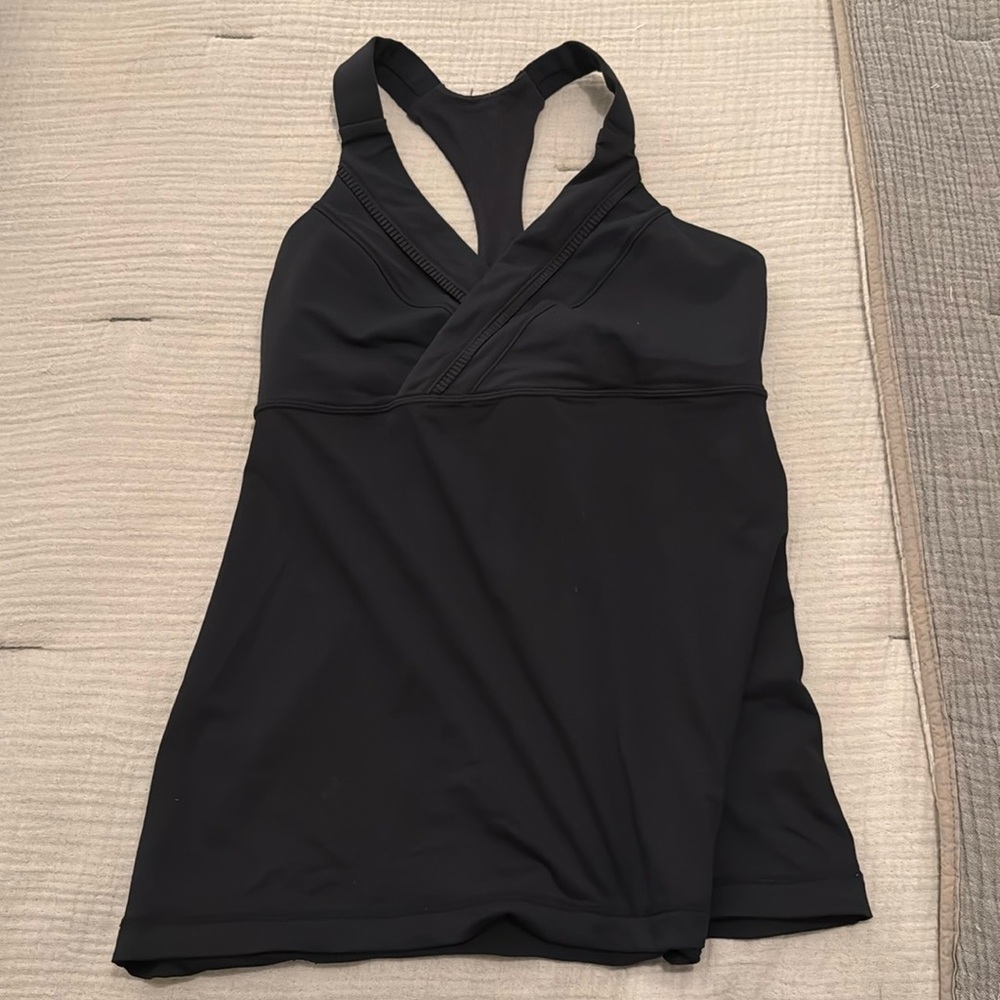 Lululemon Black Racerback Tank | Size 4 or 6, Black